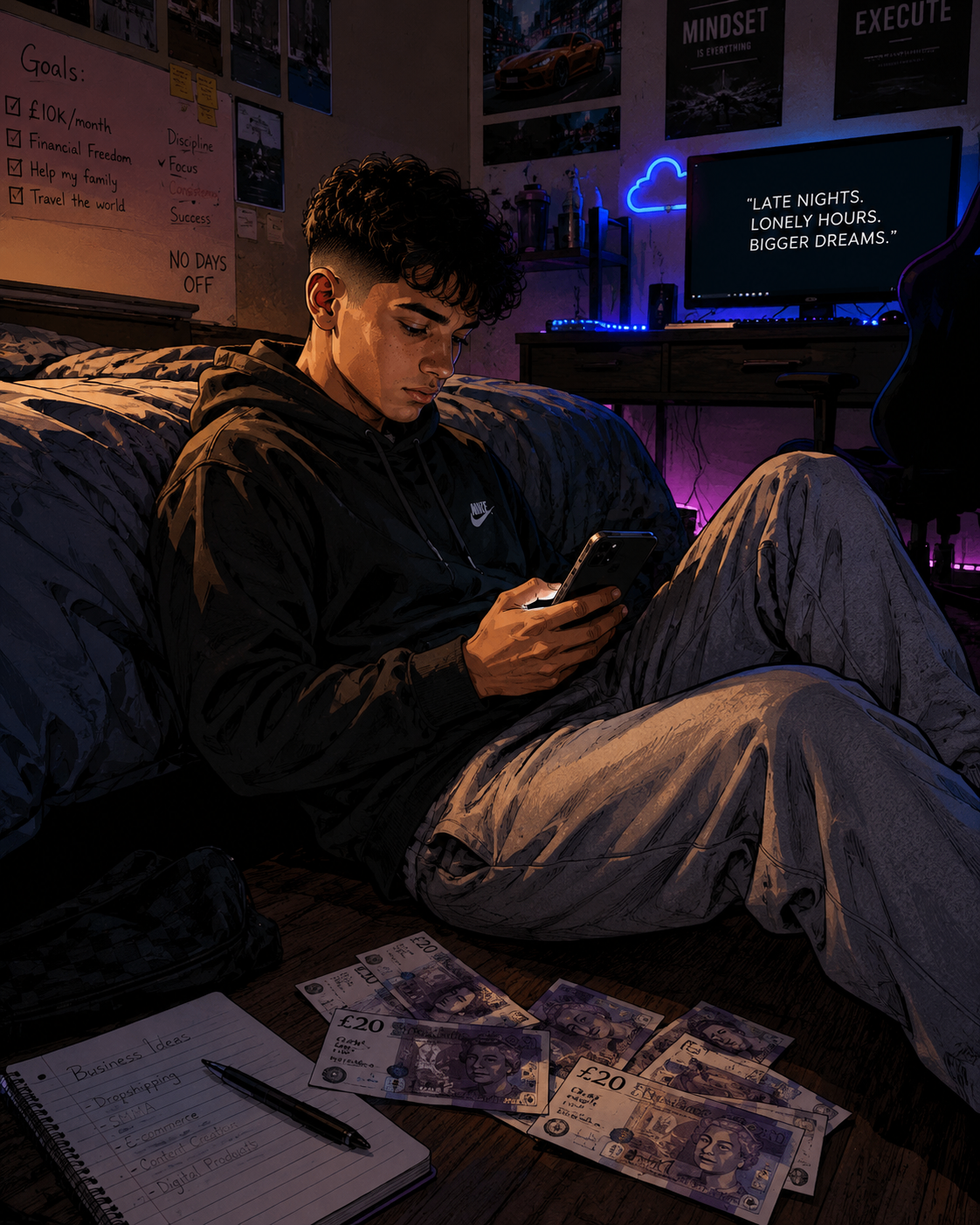 Late nights, lonely hours, bigger dreams — the reality of building something from nothing